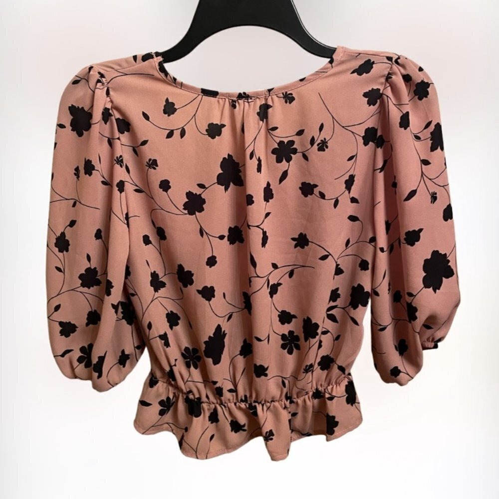 Sienna Sky Women's Floral Blouse - Picture 3 of 5